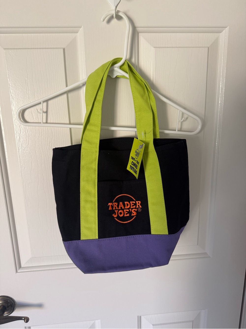 Traders Joes Mini Halloween Canvas Tote Bag